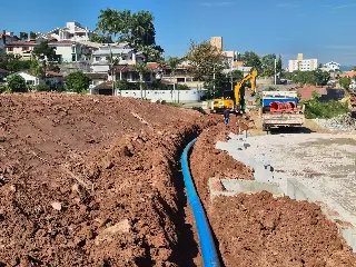 Obra do Samae avança na nova Beira Rio em direção ao Dom Joaquim - 1