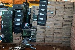 Galpão com 100 mil maços de cigarros é encontrado em SC - 1
