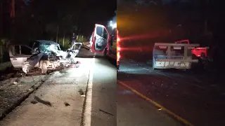 Motorista fica gravemente ferido após colisão entre carro e caminhão - 4
