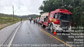 Bombeiros atualizam sobre acidente que aconteceu no Bateas - 2