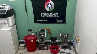 Polícia Militar de SC desarticula laboratório de drogas sintéticas - 1