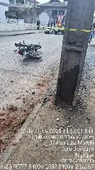 Motociclista fica ferido após colisão com poste em Brusque - 3
