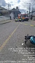 Motociclista fica ferido após colisão com poste em Brusque - 2
