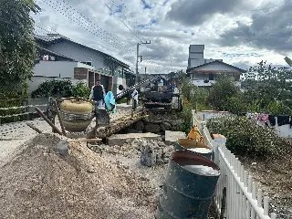 Ponte no bairro Águas Claras começa a ser recuperada - 2