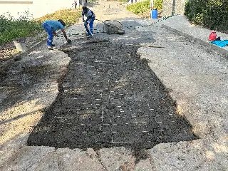 Via de concreto no Guarani é recuperada após rompimento de tubulação - 2