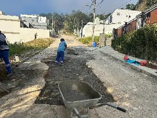 Via de concreto no Guarani é recuperada após rompimento de tubulação - 1