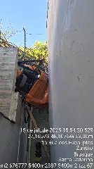 Mulher fica ferida após trator cair de barranco em Brusque - 3