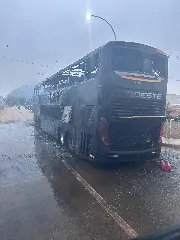 Ônibus que levava 45 pessoas pega fogo e ninguém fica ferido - 1