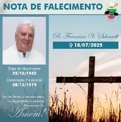 Padre Francisco Schmidt, marcante em Guabiruba e Brusque, morre aos 82 anos - 1