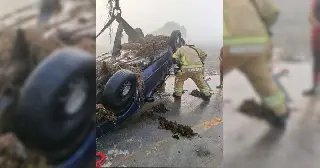 Casal morre após carro capotar e cair em lago na BR-101 - 2