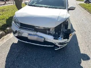 Carro com placas de Brusque se envolve em acidente na SC-108 - 2