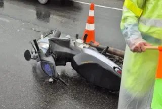 Motociclista morre em acidente na BR-101 em Penha - 1