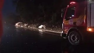 Três pessoas morrem em grave acidente entre caminhonete e caminhão - 1