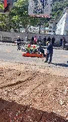 Trabalhador cai de 4 metros em obra e é resgatado com fratura no fêmur - 3