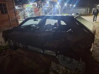 Carro com placas Brusque se envolve em grave acidente com moto em SC - 1