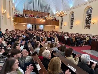 Concerto com coro italiano lota Igreja Luterana e emociona público - 4