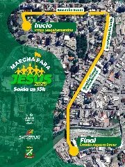 (VÍDEO) Pastor convida fiéis para participarem da Marcha para Jesus 2025 - 2