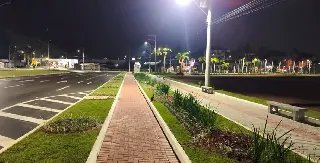 Paisagismo na “Gota de Acesso” em frente ao Pavilhão é finalizado - 1