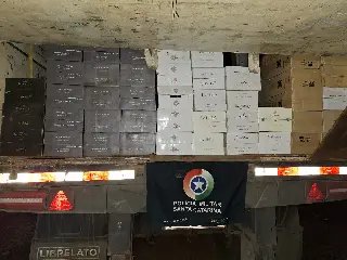 PM apreende caminhão com azeite e vinhos argentinos - 1