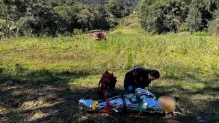 (VÍDEO) Helicóptero Arcanjo é acionado após grave acidente em Botuverá - 3