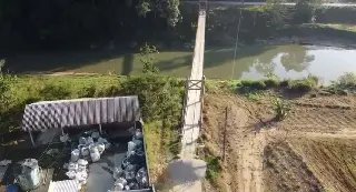 (VÍDEO) Reportagem mostra situação da ponte pênsil na Cristalina - 1