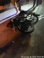 Motociclista fica gravemente ferido em acidente na região do Claraíba - 2