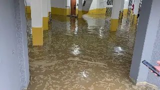 (VÍDEO) Tubulação rompe, alaga garagem e causa perda total de veículo  - 1
