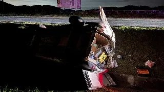 Capotou na BR-470 e saiu andando com apenas um arranhão - 2