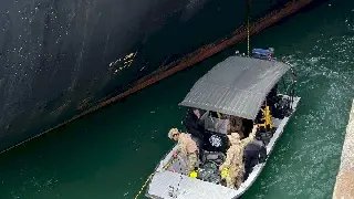 PM e PF apreendem mais 250 kg de cocaína em casco de navio - 2