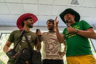 Luciano Hang recebe Zé Felipe em Brusque para gravação de comercial da Havan - 3