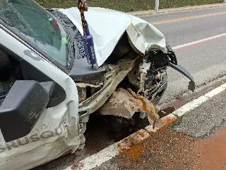 (VIDEO) Veículo da Prefeitura de Brusque se envolve em acidente - 4