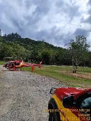 Queda de escada deixa idoso ferido em Gaspar - 1