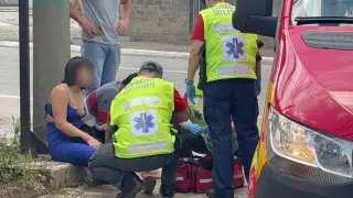 (VÍDEO) Acidente deixa sangue na rua e ocupantes da moto feridos - 2