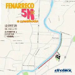 Corrida Fenarreco 5K altera o trânsito neste domingo em Brusque - 1