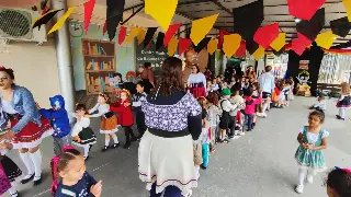 Tradição germânica é celebrada com crianças da rede municipal de ensino - 1