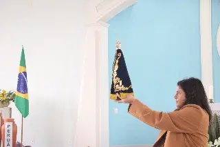 Comunidade celebra Nossa Senhora Aparecida e agradece pela reconstrução da igreja após vendaval - 1