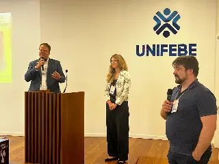 Comitiva alemã visita a Unifebe e participa de palestras da 3ª Conferência ODS - 1