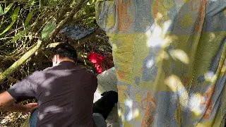 (VÍDEO) Mulher em situação de rua vive em abrigo improvisado às margens do Rio Itajaí-Mirim - 4