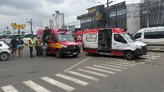 (VÍDEO) Motociclista fica ferido após acidente na frente à Havan - 1