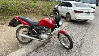(VÍDEO) Casal cai de moto e fica ferido no Limeira - 5