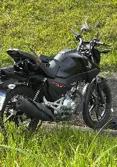 Queda violenta de moto deixa casal ferido na BR-470 - 4