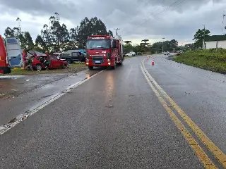 Morre bebê envolvida em acidente no Norte de SC - 2