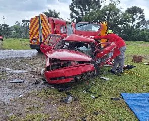 Morre bebê envolvida em acidente no Norte de SC - 4