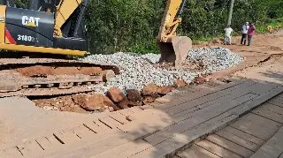 Serviços continuam em cabeceira de ponte em Águas Claras - 3