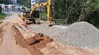 Serviços continuam em cabeceira de ponte em Águas Claras - 2