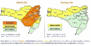 Temporal deve atingir Brusque neste sábado (22) - 1