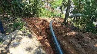 Com duas frentes de trabalho, instalação da nova adutora do Samae avança - 2
