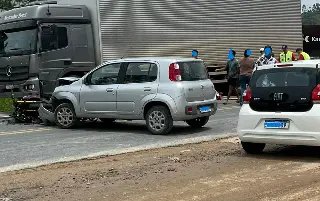Motociclista fica ferido em colisão no bairro Bateas - 3