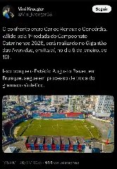 Renaux escolhe Gigantão como plano B para estreia no Catarinense, após pedido da FCF - 2