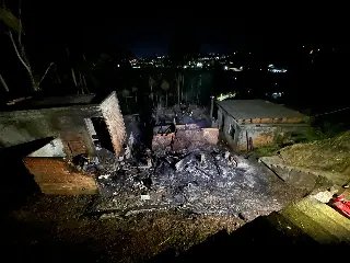 Marido tenta tirar a própria vida e a da família em meio a incêndio - 1